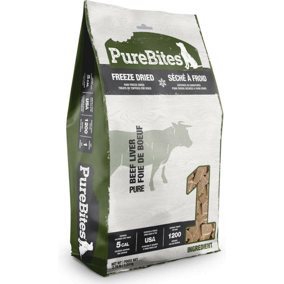 PureBites Beef & Liver Freeze Dried Treats For Dogs (44 oz)