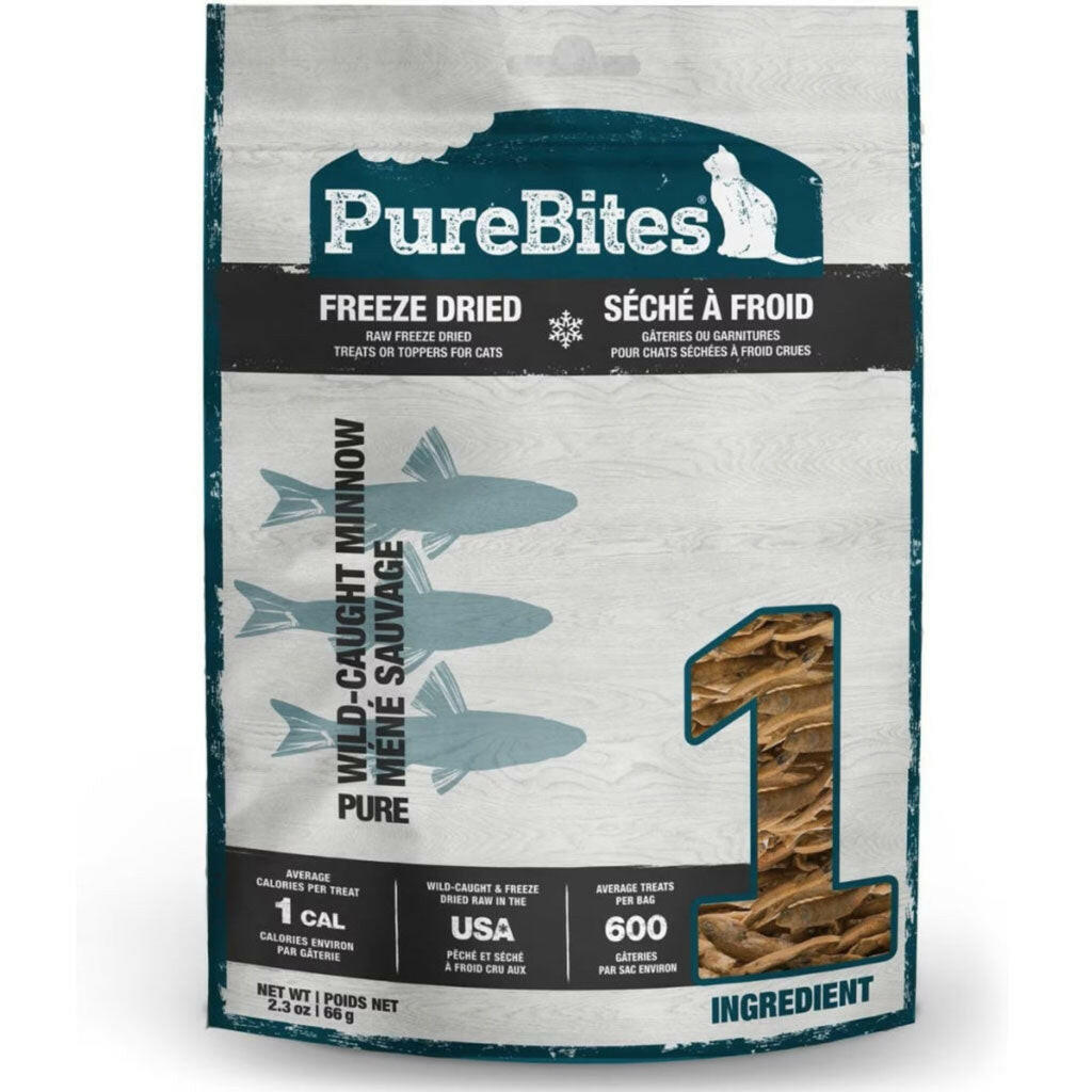 Pure Bites Freeze Dried Minnow Treats For Cat (2.3 oz)