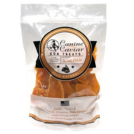 Canine Caviar Dried Sweet Potato Dog Treats - Soft & Chewy Dog Treats 1