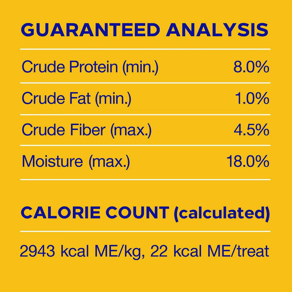 Pedigree Dentastix Mini Original Chicken Flavor Dental Dog Treats guaranteed analysis