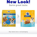 Pedigree Dentastix Small/Medium Original Chicken Flavor Dental Dog Treats new packaging look