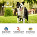 NaturVet VitaPet Adult Plus Breath Aid Chewable Tablets Multivitamin for Dogs 180ct