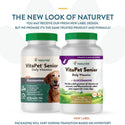 NaturVet VitaPet Senior Daily Vitamins Plus Glucosamine Dog Supplement