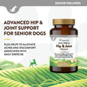 NaturVet Senior Wellness Hip & Joint Chewable Tablets Advanced Plus Omega-3 for Dogs