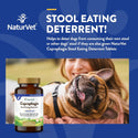 NaturVet Coprophagia Stool Eating Deterrent Plus Breath Aid Chewable Tablets for Dogs