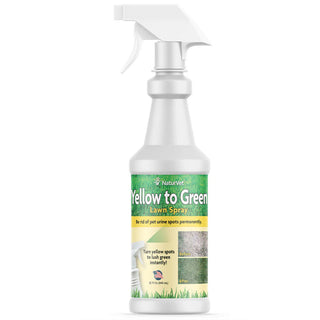 NaturVet GrassSaver Yellow To Green Lawn Spray, 32-oz