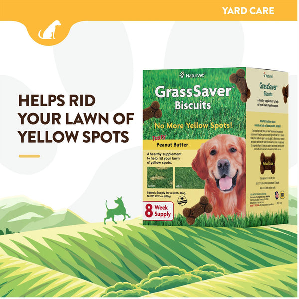 NaturVet GrassSaver Dog Biscuits