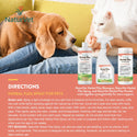 NaturVet Herbal Flea Spray for Pets with Essential Oils for Dogs & Cats