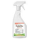 NaturVet Herbal Flea Spray for Pets with Essential Oils for Dogs & Cats, 16-oz