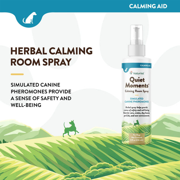 NaturVet Quiet Moments Herbal Calming Room Spray benefits