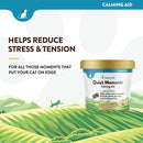NaturVet Quiet Moments Calming Aid Plus Melatonin Soft Chews for Cats
