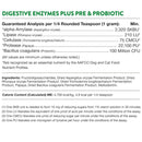 NaturVet Digestive Enzymes Powder Daily Digestive Support Plus Pre & Probiotic for Dogs
