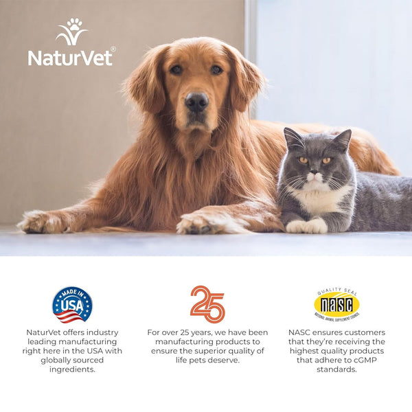 NaturVet Digestive Enzymes Powder Daily Digestive Support Plus Pre & Probiotic for Dogs