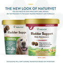 NaturVet Bladder Support Daily Maintenance with Cranberry Soft Chews for Dogs