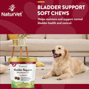 NaturVet Bladder Support Daily Maintenance with Cranberry Soft Chews for Dogs