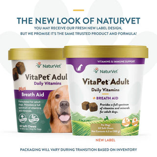 NaturVet VitaPet Adult Daily Vitamins Plus Breath Aid Soft Chews for Dogs