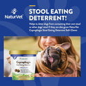 NaturVet Coprophagia Stool Eating Deterrent Plus Breath Aid Soft Chews for Dogs