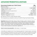 NaturVet Advanced Probiotics & Enzymes Soft Chews Plus Vet Strength PB6 Probiotic for Dogs