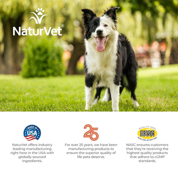 NaturVet Digestive Enzymes Soft Chews Daily Digestive Support Plus Pre & Probiotic for Dogs