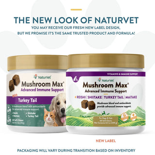 NaturVet Mushroom Max Advanced Immune Support Soft Chews