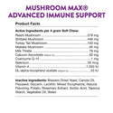 NaturVet Mushroom Max Advanced Immune Support Soft Chews