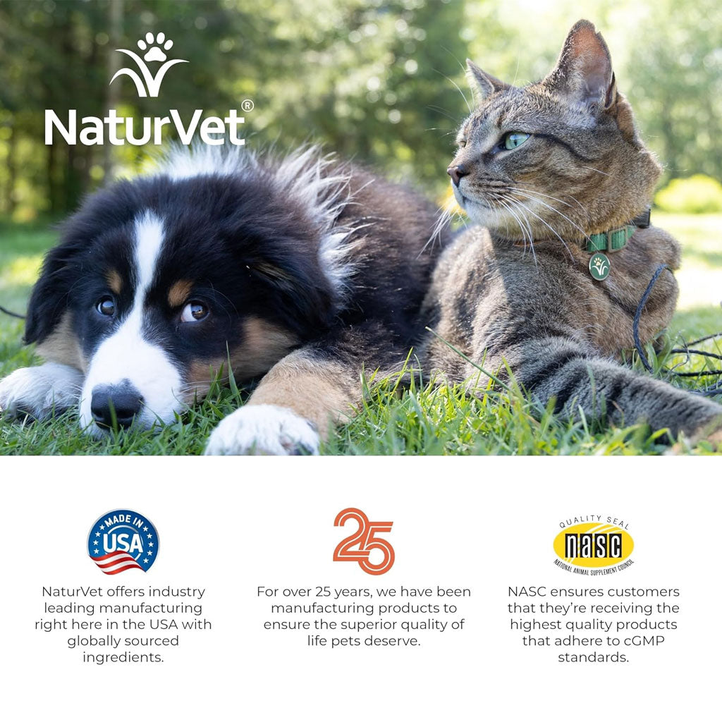 NaturVet All-In-One Daily Essentials Powder Plus 4-in-1 Support for Dogs & Cats