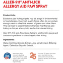 NaturVet Aller-911 Anti-Lick Allergy Aid Paw Spray with Aloe Vera for Dogs & Cats