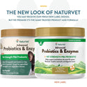 NaturVet Advanced Probiotic & Enzymes Powder with Vet Strength PB6 Probiotic for Dogs & Cats