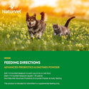 NaturVet Advanced Probiotic & Enzymes Powder with Vet Strength PB6 Probiotic for Dogs & Cats