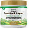 NaturVet Advanced Probiotic & Enzymes Powder with Vet Strength PB6 Probiotic for Dogs & Cats 8oz