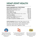 NaturVet Hemp Joint Health Plus Hemp Seed Soft Chews for Dogs