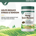 NaturVet Hemp Quiet Moments Plus Hemp Seed Soft Chews for Dogs