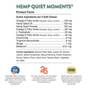 NaturVet Hemp Quiet Moments Plus Hemp Seed Soft Chews for Cats