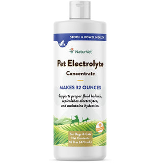 NaturVet Pet Electrolyte Concentrate for Dogs & Cats, 16-oz