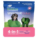 Ark Naturals 4-in-1 Sensitive Gums Brushless Toothpaste Dental Chews for Small Dogs (4.1 oz)