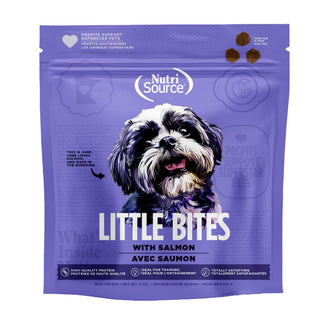 NutriSource Little Bites with Salmon Dog Treats, 6-oz