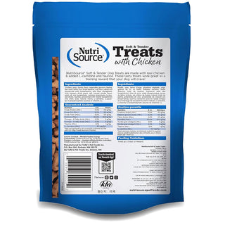 NutriSource Soft Tender Dog Treats with Chicken