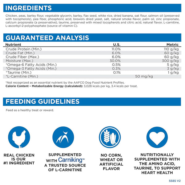 NutriSource Soft Tender Dog Treats with Chicken