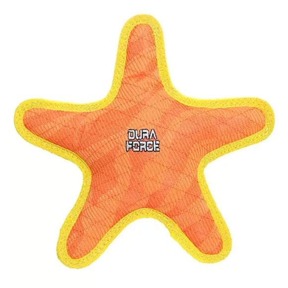 Duraforce Star Tiger Orange & Yellow Dog Toy
