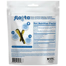 N-Bone FLOSSta Dual Action Mint Flavor Dental Dog Chews 15ct backside