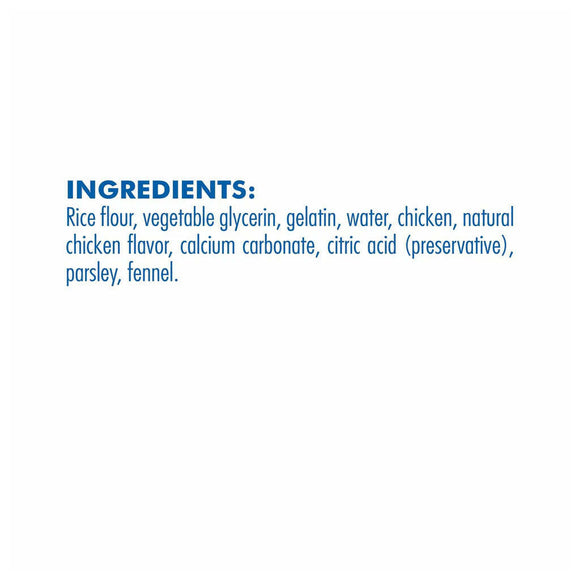 N-Bone FLOSSta Dual Action Chicken Flavor Dental Dog Chews ingredients