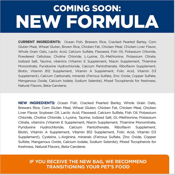 Hill's Prescription Diet c/d Multicare Urinary Care with Ocean Fish Dry Cat Food