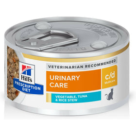 Hill's Prescription Diet c/d Multicare Urinary Care Tuna & Vegetable Stew Canned Cat Food