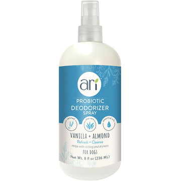 Health Extension Ari Probiotic Deodorizer Spray Vanilla & Almond For Dogs, 8-oz