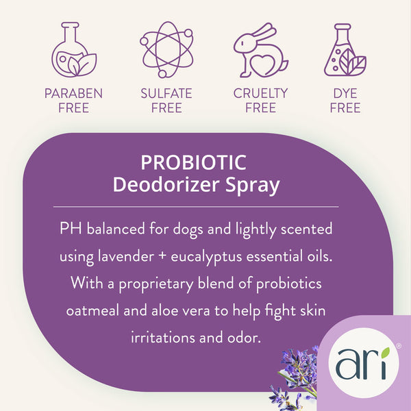 Health Extension Ari Probiotic Deodorizer Spray Lavender & Eucalyptus For Dogs