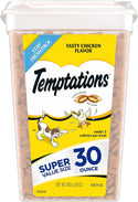 Temptations Classics Tasty Chicken Flavor Soft & Crunchy Cat Treats 30oz