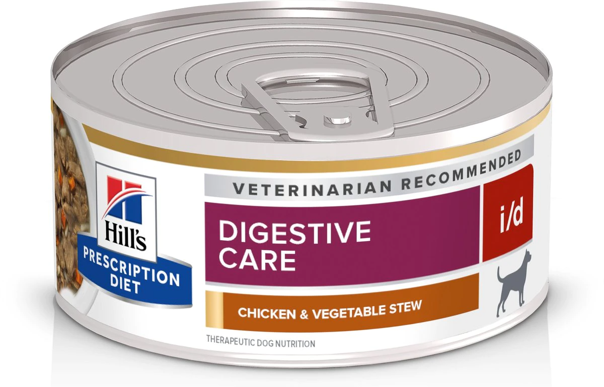 Hill's i/d dog food chicken and vegetable stew