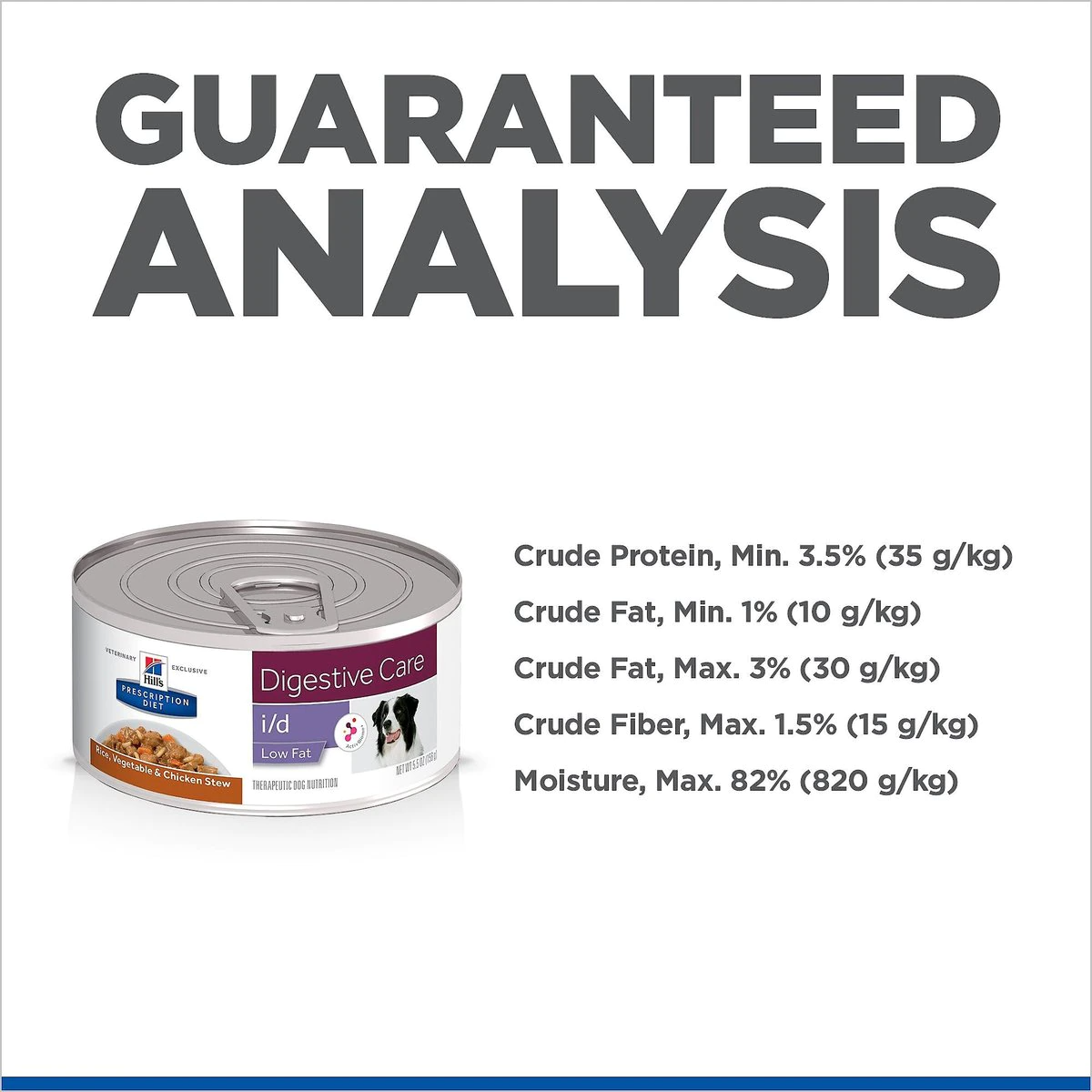 Hill's Prescription Diet i/d Low Fat Digestive Care Rice, Vegetable & Chicken Stew Canned Dog Food