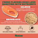 Natoo Meal Topper or Treat Salmon & Brown Rice in Broth Dog Food