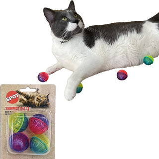 Ethical Pet Spot Shimmer Ball Cat Toy Multi-Color